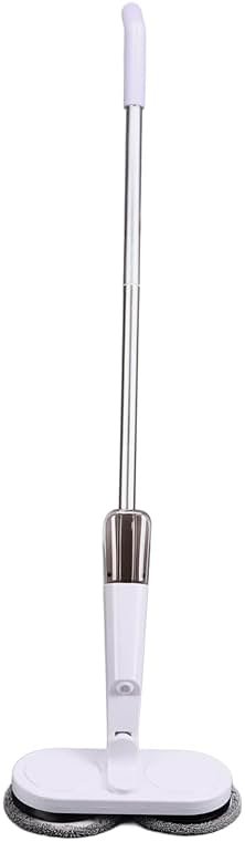 Cordless Electric Mop, Spin Mop Polisher with Water Tank Replaceable Cloth, Dry and Wet Up to 60 Mins Convenient Detachable Handheld Unit 2000mAh Steam Cleaner Designed for Hard Floors - Product Image