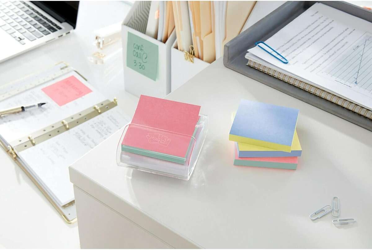 Post-it Greener Pop Up Notes, 3 in x 3 in, 18 Pads, 100 Sheets/Pad, Clean Removal, Back to School Supplies for Students, - Image 5