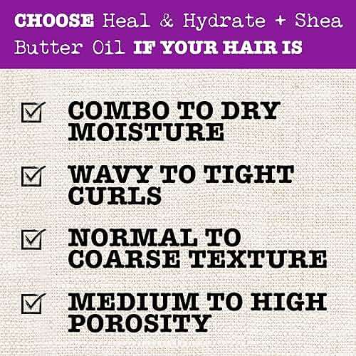 Maui Moisture Heal & Hydrate + Shea Butter Shampoo & Conditioner Bundle, Hair Care Set with Shea Butter & Aloe Vera for Dry, Damaged Waves & Curls, Silicone-Free, Two Pack, 2 x 13 fl. oz - Image 4