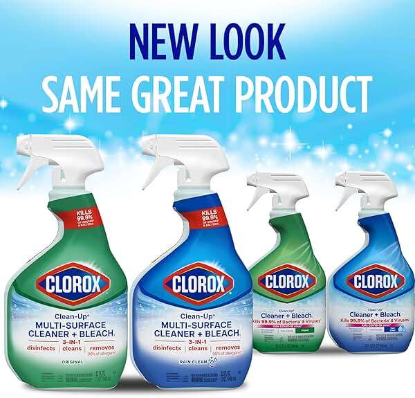 Clorox Clean-Up Multi-Surface Cleaner with Bleach, 32 Fl Oz Ea, Pack of 3 (Pack May Vary) - Image 2