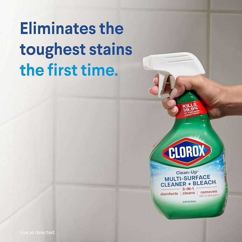 Clorox Clean-Up Multi-Surface Cleaner with Bleach, 32 Fl Oz Ea, Pack of 3 (Pack May Vary) - Image 7
