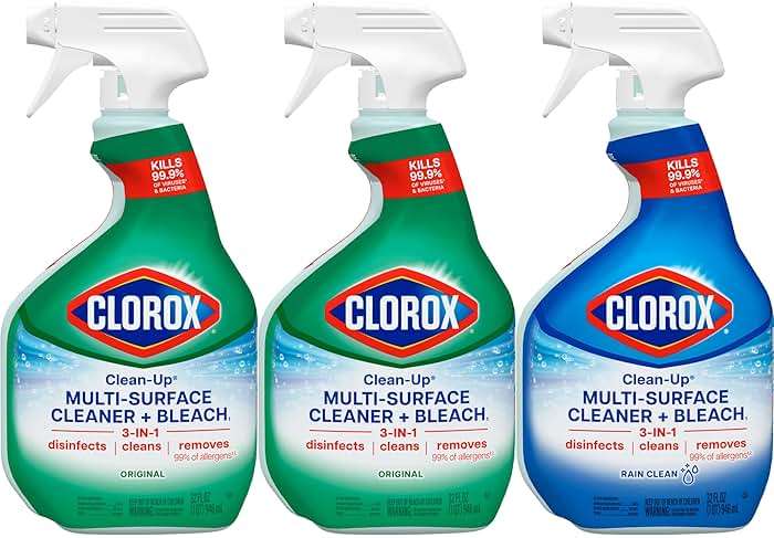 Clorox Clean-Up Multi-Surface Cleaner with Bleach, 32 Fl Oz Ea, Pack of 3 (Pack May Vary) - Image 10