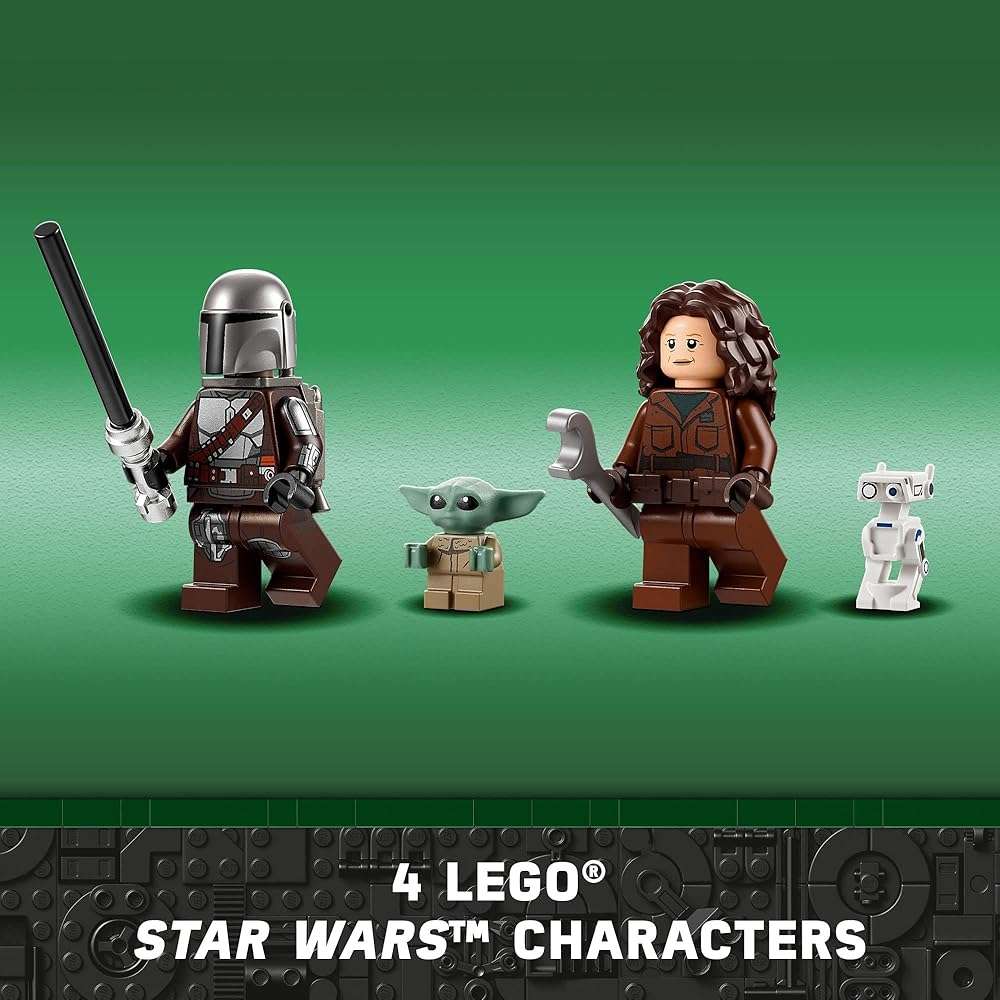 LEGO Star Wars The Mandalorian's N-1 Starfighter 75325 Building Set - The Book of Boba Fett, Featuring Baby Yoda Grogu and Droid Toy Figures, Birthday Gift idea for Kids, Boys & Girls Ages 9+ - Image 5