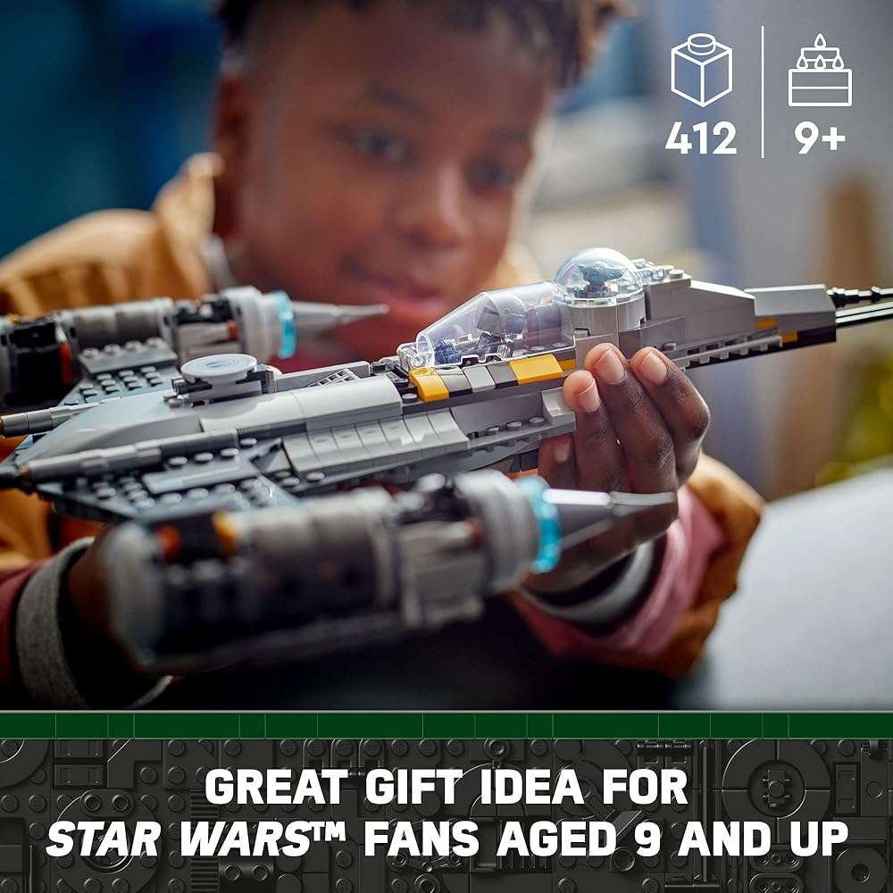 LEGO Star Wars The Mandalorian's N-1 Starfighter 75325 Building Set - The Book of Boba Fett, Featuring Baby Yoda Grogu and Droid Toy Figures, Birthday Gift idea for Kids, Boys & Girls Ages 9+ - Image 6