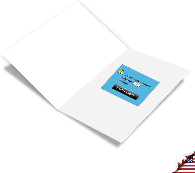 NobleWorks Dry Wit Adult Humor Style Pack of 3 Funny Hilarious Birthday Greeting Cards with Envelopes (1 Designs, 3 Each) Incorrect Password for Men C9912BDG-C3x1 - Image 3