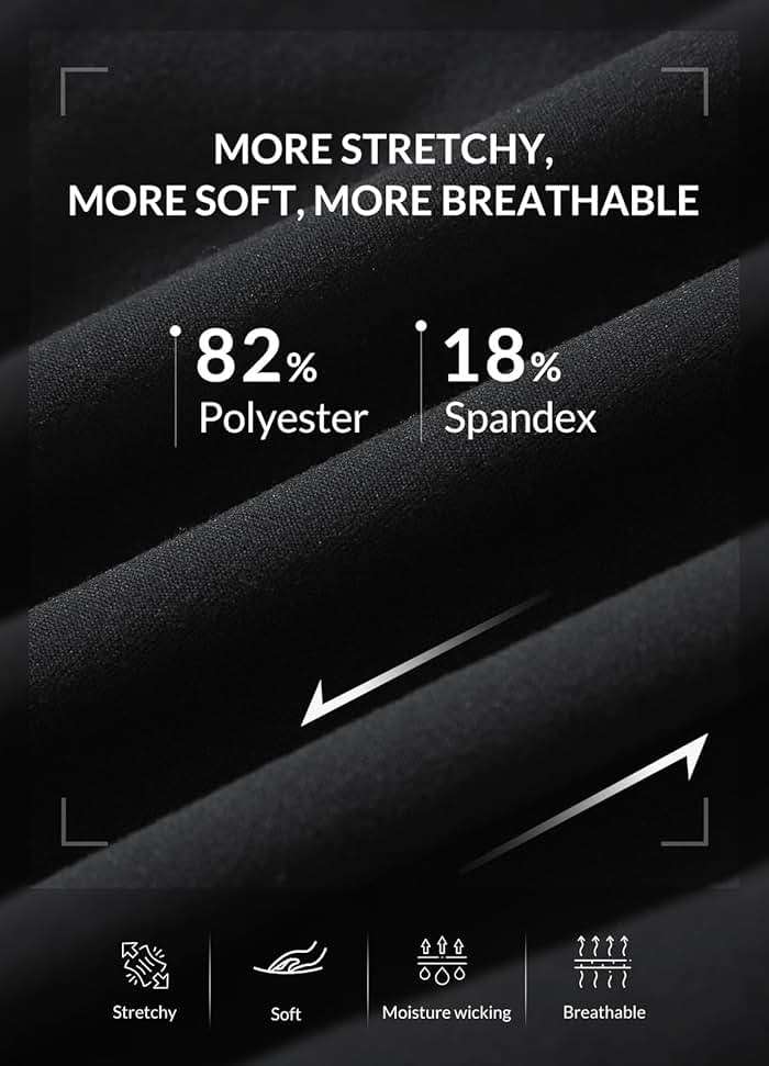 baleaf Women's Capri Leggings with Pockets High Waisted Knee Length Capris Stretch for Casual Yoga Pants Workout Exercise - Image 4