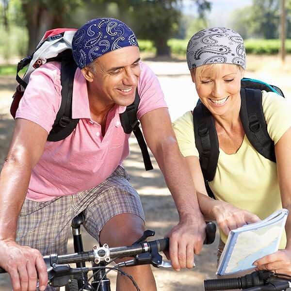 Haysandy 6 Pcs Cooling Skull Cap Motorcycle Helmet Liner Men Women Sweat Wicking Beanie Bicycle Running Cap Head Wrap - Image 6