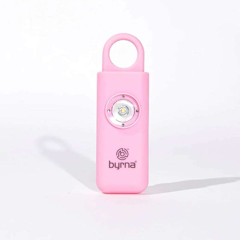 Byrna Banshee Personal Safety Alarm - 130db Loud Military Grade Self Defense Emergency Keychain Siren Device with LED Strobe Alert Light for Women, Men, Children, Elderly, Hikers and Runners (Pink) - Image 8