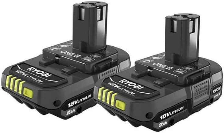 RYOBI ONE+ 18V High Performance Lithium-Ion 2.0 Ah Compact Battery (2-Pack) - Product Image