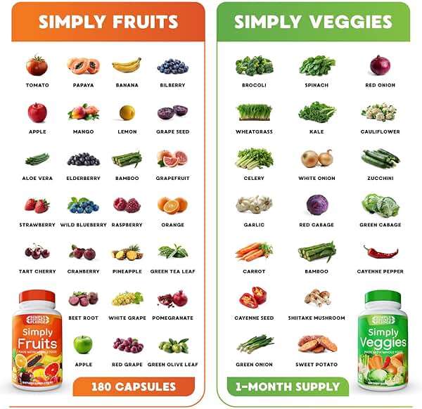 Simply Nature's Pledge - Packed with Over 40 Different Fruits & Vegetables - Made with Whole Food Superfoods - with High Beta Carotene – 100% Soy Free - 90 Count (Pack of 2) - Image 5