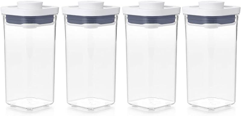 OXO Good Grips POP Container - Airtight Food Storage - 0.5 Qt Square (Set of 4) for Candy and More - Product Image