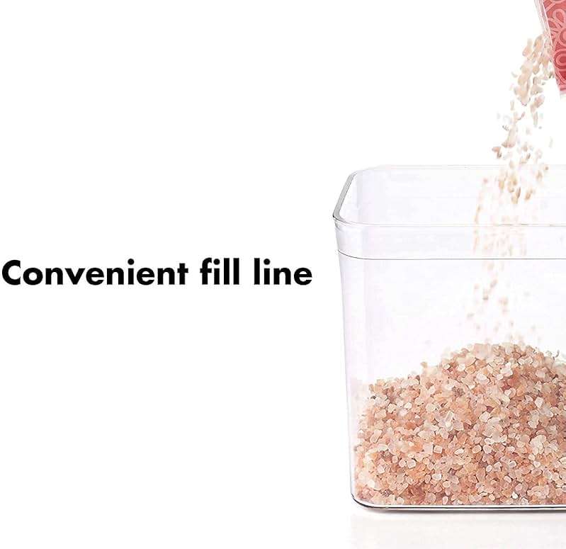 OXO Good Grips POP Container - Airtight Food Storage - 0.5 Qt Square (Set of 4) for Candy and More - Image 7