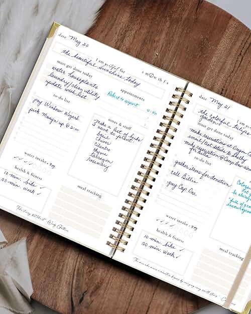 Beautiful To Do List Notebook 2026 (8.5 x 6.4") - Aesthetic Daily Planner to Easily Organize Your Tasks And Boost Productivity - Stylish Undated ADHD Planner Gift and The Perfect School or Office Supplies For Women - Image 3