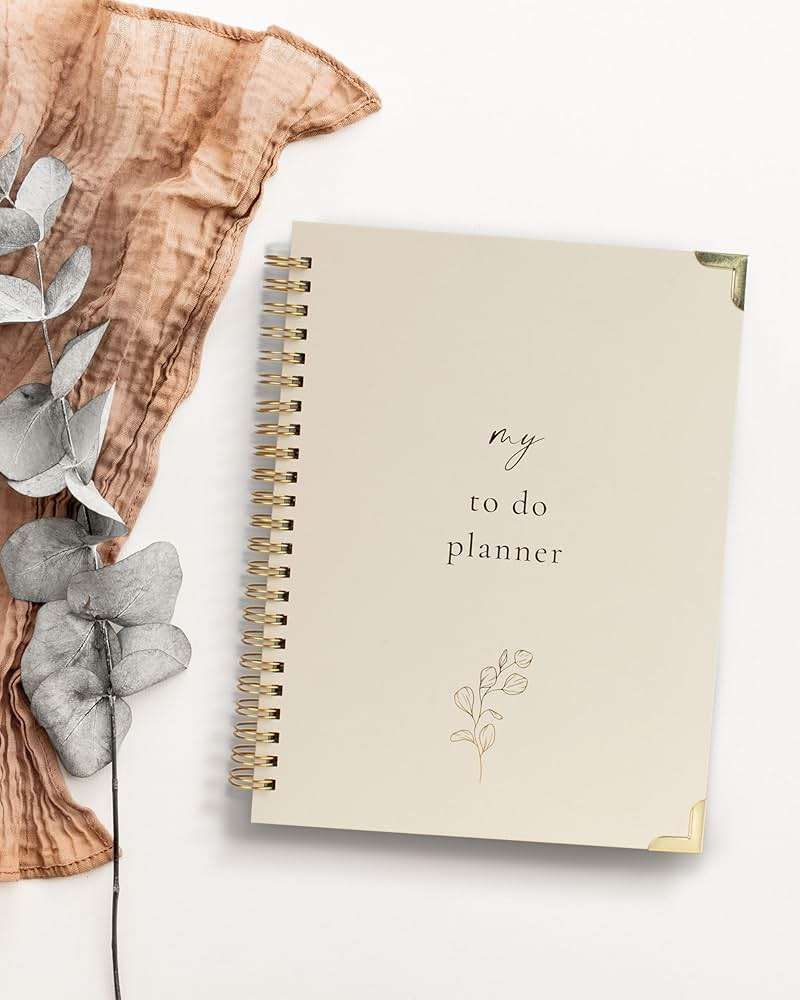 Beautiful To Do List Notebook 2026 (8.5 x 6.4") - Aesthetic Daily Planner to Easily Organize Your Tasks And Boost Productivity - Stylish Undated ADHD Planner Gift and The Perfect School or Office Supplies For Women - Image 6