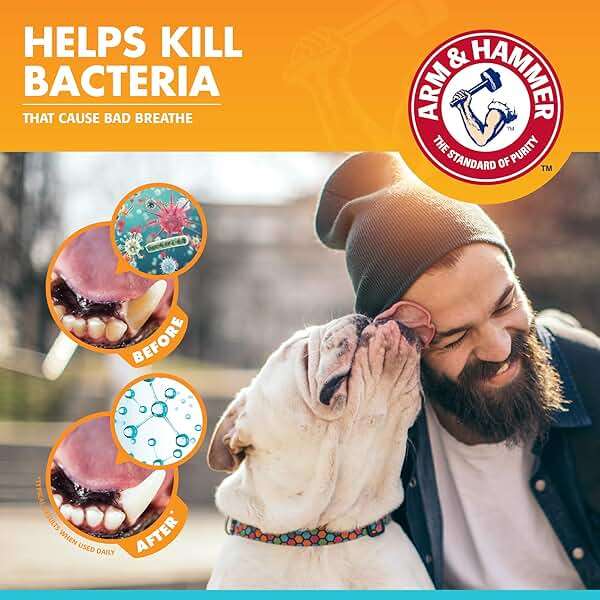 Arm & Hammer for Pets Fresh Breath Enzymatic Dog Toothpaste Vanilla Ginger Flavor Baking Soda Dental Gel Eliminates Bad Breath Safe Puppies Adult Dogs 2.5 OZ 72 Pack for Daily At-Home Dental Care - Image 3
