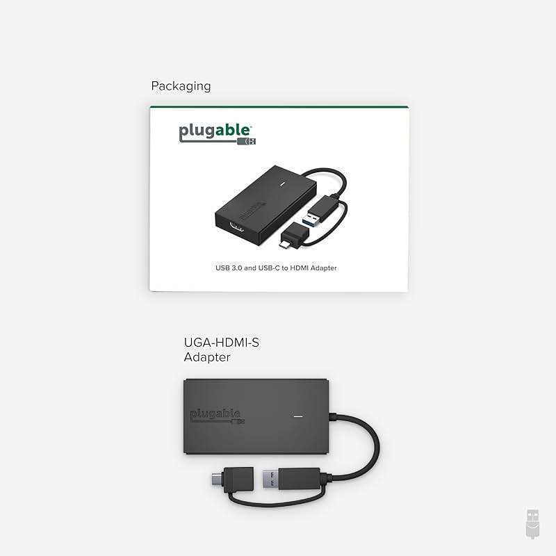 Plugable USB C to HDMI Adapter, Universal Video Graphics Adapter for USB 3.0 and USB-C Macs and Windows, Extend an HDMI Monitor up to 1440p@60hz - Image 6