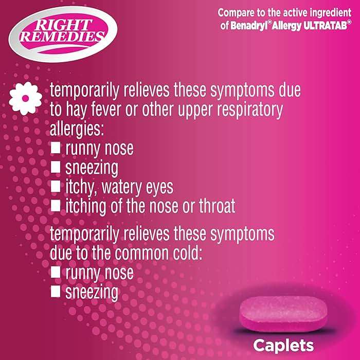 RIGHT REMEDIES Allergy Relief Antihistamine, Diphenhydramine HCl 25mg, Generic Benadryl Ultratabs, Relieves Seasonal Indoor or Outdoor Upper Respiratory Allergies, 1000 Count - Image 6