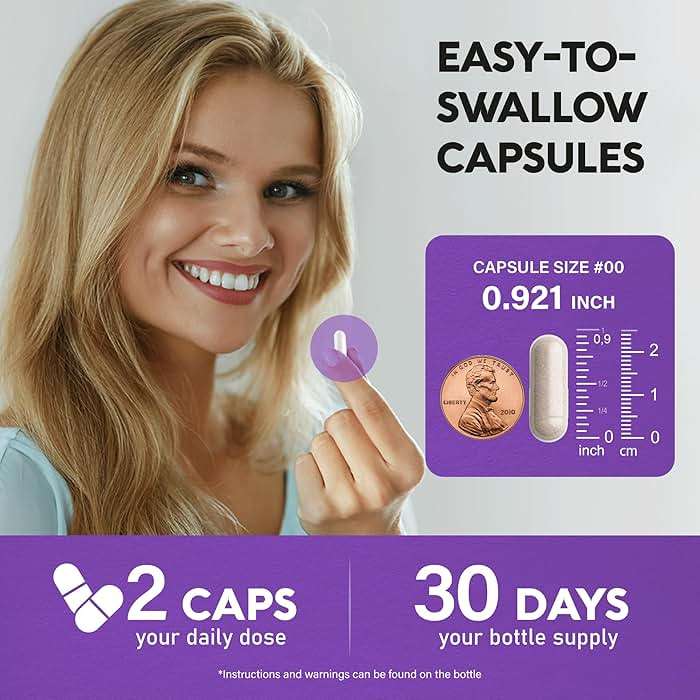 Biotin | Collagen | Hyaluronic Acid | Keratin - Clinically Tested Supplement - Hair Growth Support, Skin & Nails - 25000 mcg Vitamins B2, B3, B6 & B7 + B1 - Made in USA - Women & Men | 60 Capsules - Image 5