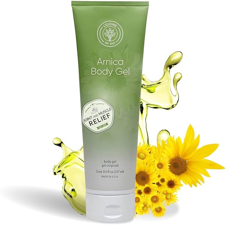 L’EUDINE Arnica Gel with Arnica Montana Extract – Cooling & Refreshing Topical Gel – Lightweight, Non-Greasy Skin Care for Daily Use – 8 Fl Oz - Product Image