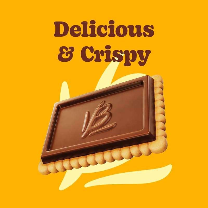 Bauducco Choco Biscuit Cookies – Crispy Chocolate-Covered Biscuits, Individually Wrapped for Snacking, Dessert, and Lunch Boxes, 25.3 oz (Pack of 40) - Image 3