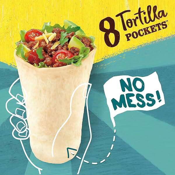Old El Paso Flour Tortilla Pockets, Meal Prep, 8 Ct, 8.4 oz - Image 3
