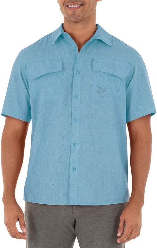 Guy Harvey Men's Short Sleeve Performance Fishing Shirt - Product Image