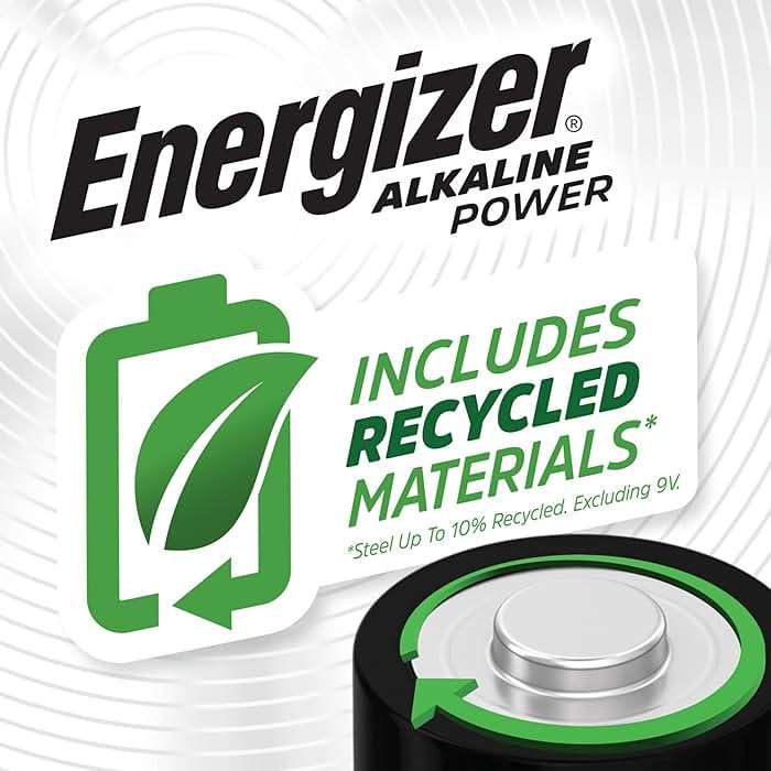 Energizer Alkaline Power D Batteries 12 Count (Pack of 1), Long-Lasting Alkaline Size D Batteries - Image 3