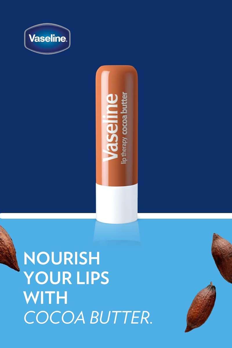 Vaseline Lip w/o Backer Card Cocoa - 12 Pack Box - Image 6