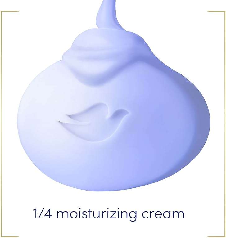 Dove Beauty Bar Gentle Cleanser Moisturizes To Calm Skin Anti-Stress Cream Bar Gentle Bar Soap Cleanser Made With 1/4 Moisturizing Cream 3.75 oz 14 Count - Image 4