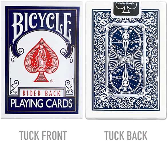 Bicycle Rider Back Playing Cards, Standard Poker Size Deck of Cards, Red & Blue (2 Pack), Classic Cards for Poker, Blackjack, Family Game Night & Card Games, Fun for All Ages - Image 4