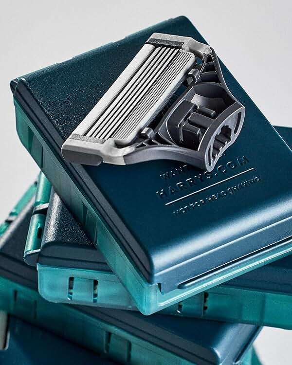 Harry's Original Razor Blades for Men - 10 Count - Premium Razor Blade Refill Cartridges - German Engineered - Image 2