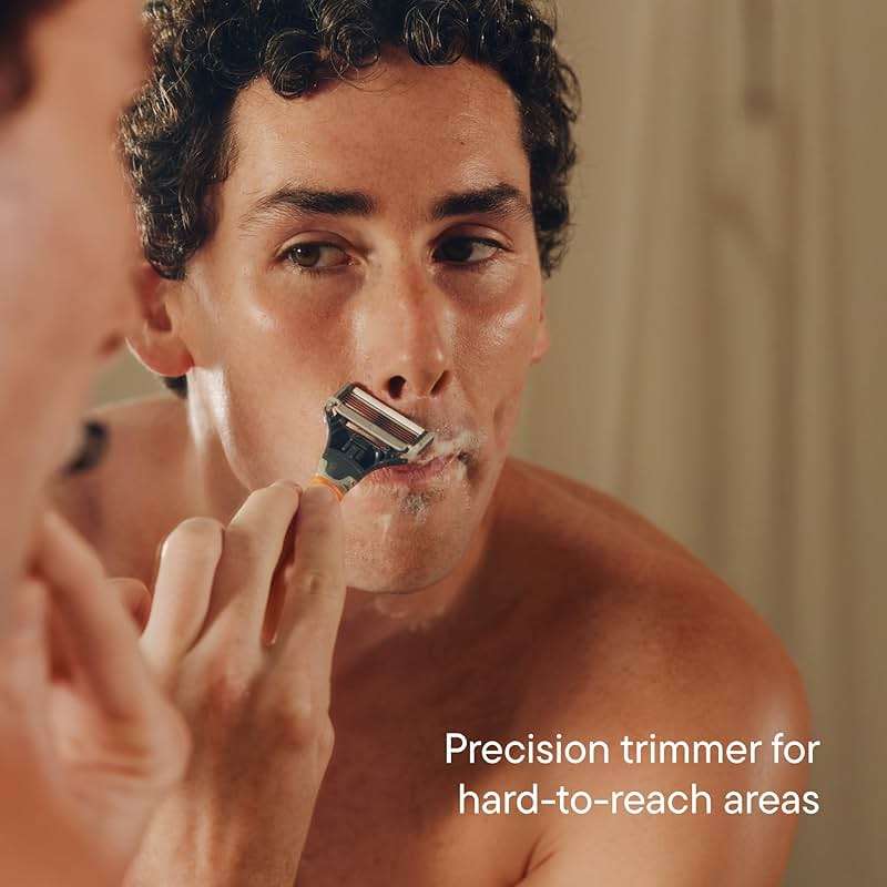 Harry's Original Razor Blades for Men - 10 Count - Premium Razor Blade Refill Cartridges - German Engineered - Image 4