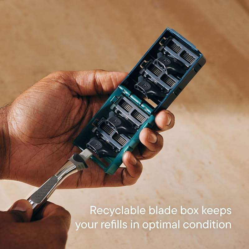 Harry's Original Razor Blades for Men - 10 Count - Premium Razor Blade Refill Cartridges - German Engineered - Image 6