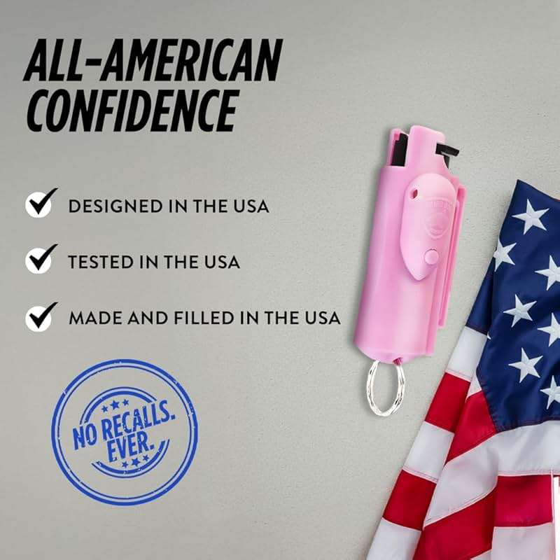 Guard Dog Security Pepper Spray Self Defense for Women, Men, OC Spray, AccuFire World’s Only Laser Sight Pepper Spray Keychain with Belt Clip for Quick Access, 16 Feet Range - Image 5