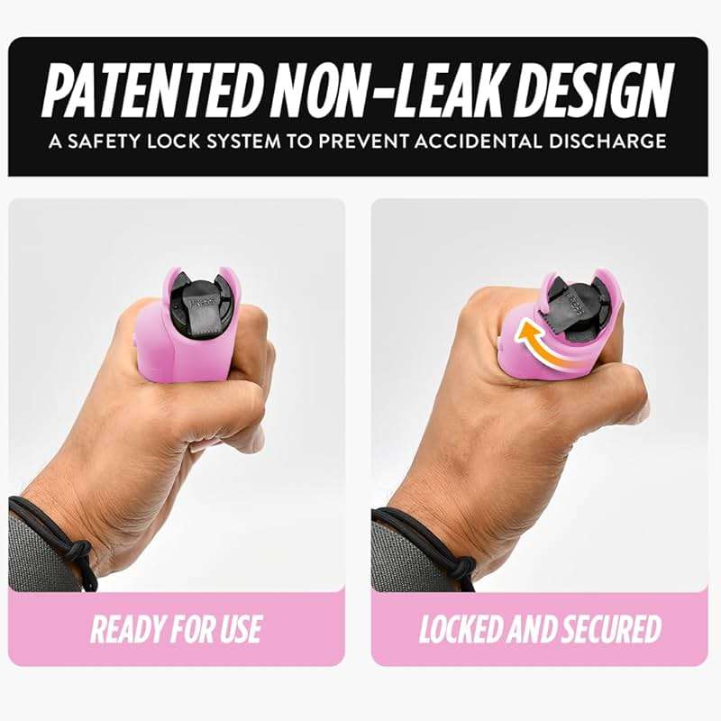 Guard Dog Security Pepper Spray Self Defense for Women, Men, OC Spray, AccuFire World’s Only Laser Sight Pepper Spray Keychain with Belt Clip for Quick Access, 16 Feet Range - Image 6