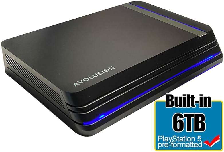 Avolusion PRO-X 6TB USB 3.0 External Gaming Hard Drive for PS5/PS4 Game Console - 2 Year Warranty (Renewed) - Image 4