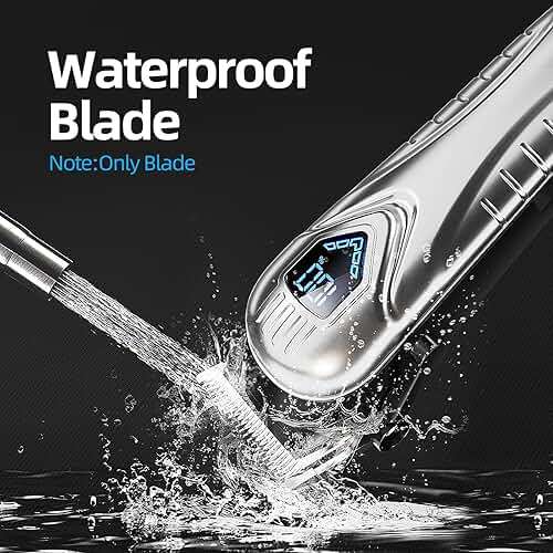 Chicclly Professional Hair Clippers for Men&Women, Low Noise Hair Cutting Kit with 10 Color Combs, LED Display, Gifts for Men, 5H Cordless Clippers and Trimmers Set with Scissors,Cape - Image 8