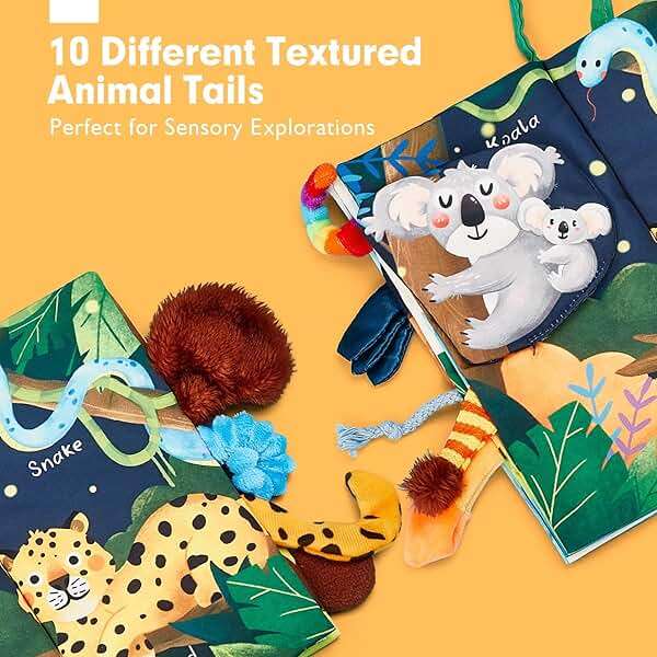 hahaland Baby Books 0-6 Months,Infant Tummy Time Toy Sensory Toys 6 to 12 Months Touch Feel Book Travel Toy Gifts for Boy Girl 0-3 Month Baby Shower Birthday Easter Basket Stuffers (Single) - Image 6