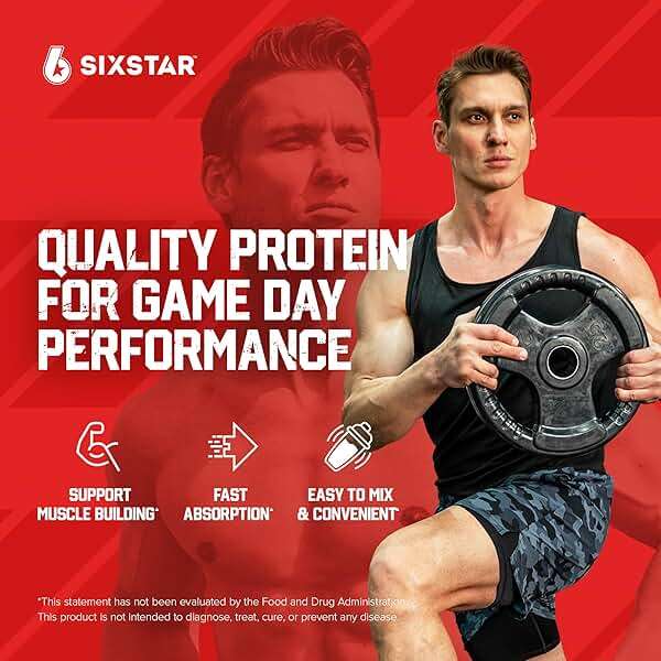 Six Star Whey Protein Powder Plus - Muscle Building & Recovery Formula with Whey Isolate Powder, BCAAs, 30g Protein, Immune Support - Post-Workout Supplement - Strawberry Smoothie, 1.8 lbs - Image 2