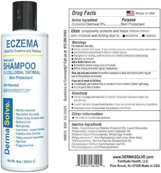 Eczema Shampoo & Conditioner (Combo Pack) - Flare Control Scalp & flake Relief Therapy that Protects, Moisturizes, and Repairs Skin by DermaSolve - Kids & Adults - Steroid Free - Image 2