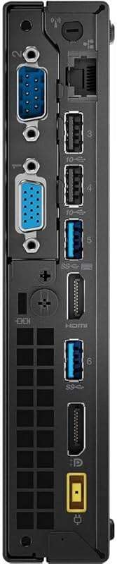 Lenovo ThinkCentre M920q Tiny Desktop,Intel 6 Core i5-8500T,16GB RAM,256GB NVME SSD,HDMI,DisplayPort,WiFi,Bluetooth,Wireless Keyboard Mouse,Windows 11 black (Renewed) - Image 4