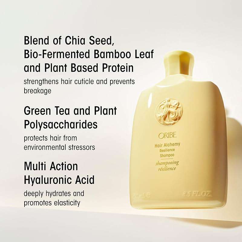 Oribe Hair Alchemy Resilience Shampoo, Conditioner & Treatment Bundle - Image 3