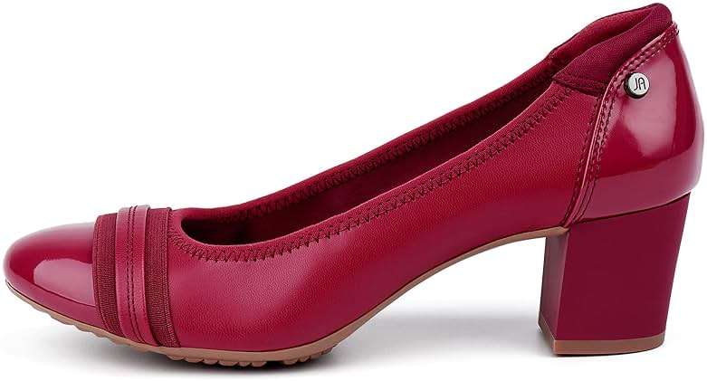JENN ARDOR Chunky Block Pumps for Women Slip On Low Heel Closed Round Toe Dress Shoes Classic Mid Square Shoes Wedding Party Office Lady Shoes 2 inch - Image 5