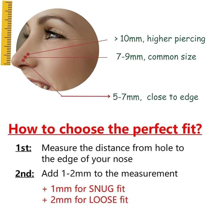 LUCKYJEWUS Small Thin Gold Nose Ring Hoop for Women, 14k Gold Filled or 925 Sterling Silver - 20G/22G/24G Adjustable Nose Piercing Jewelry (5mm–6mm, 6–7mm, 7–8mm) - Image 6