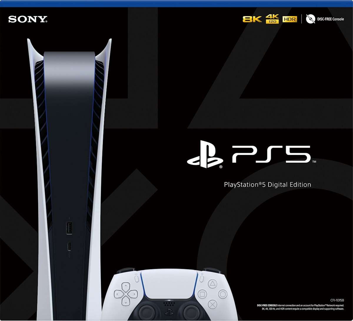 Playstation 5 Digital Edition PS5 Gaming (Disc Free) Console - U Deal (Renewed) - Image 2