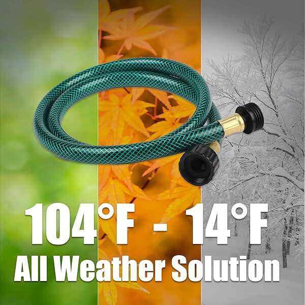 Garden Hose Leakproof for Gardener: 1/2” PVC Water Hoses with GHT Fittings - 3 FT No Kink and Flexible for Outdoor - Image 6