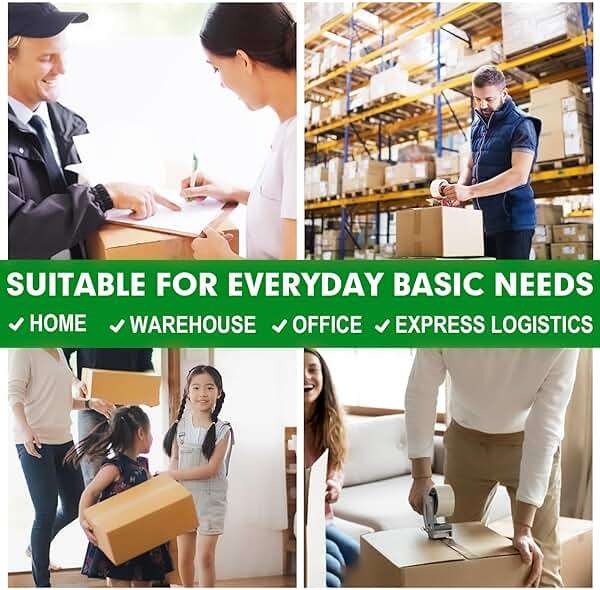 HERKKA Clear Packing Tape, 36 Rolls Heavy Duty Packaging Tape for Shipping Packaging Moving Sealing, Thicker Clear Packing Tape, 1.88 inches Wide, 65 Yards Per Roll, 2340 Total Yards - Image 7