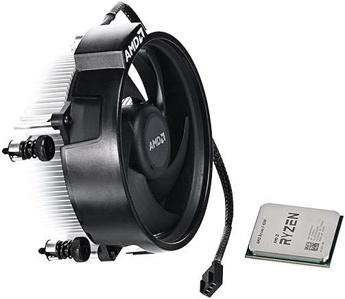 AMD Ryzen 5 4500 6-Core, 12-Thread Unlocked Desktop Processor with Wraith Stealth Cooler - Image 6