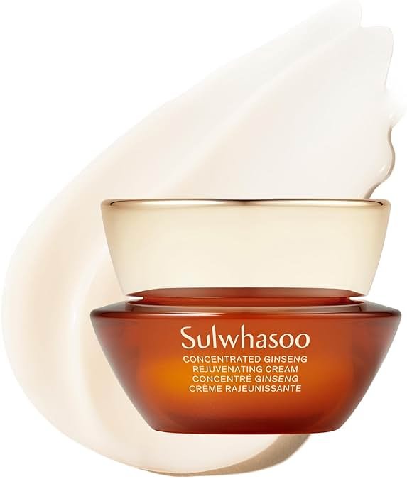 Sulwhasoo Concentrated Ginseng Rejuvenating Cream | Anti-Aging Korean Moisturizer | With Ginseng, Peptides & Squalane | Firms & Reduces Wrinkles | Hydrating Face Cream for All Skin Types - Product Image