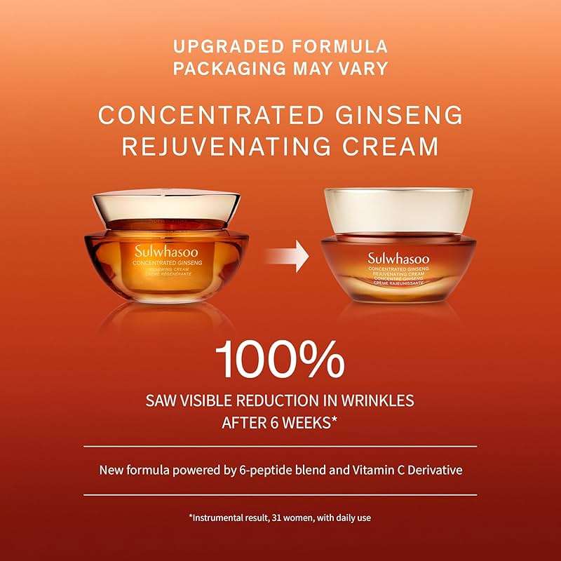 Sulwhasoo Concentrated Ginseng Rejuvenating Cream | Anti-Aging Korean Moisturizer | With Ginseng, Peptides & Squalane | Firms & Reduces Wrinkles | Hydrating Face Cream for All Skin Types - Image 2